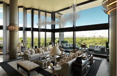 Пентхаус в проекте One Hyde Park. Photo credit: Savills