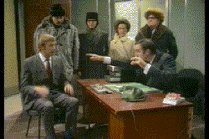 Картинки по запросу monty python job interview gif